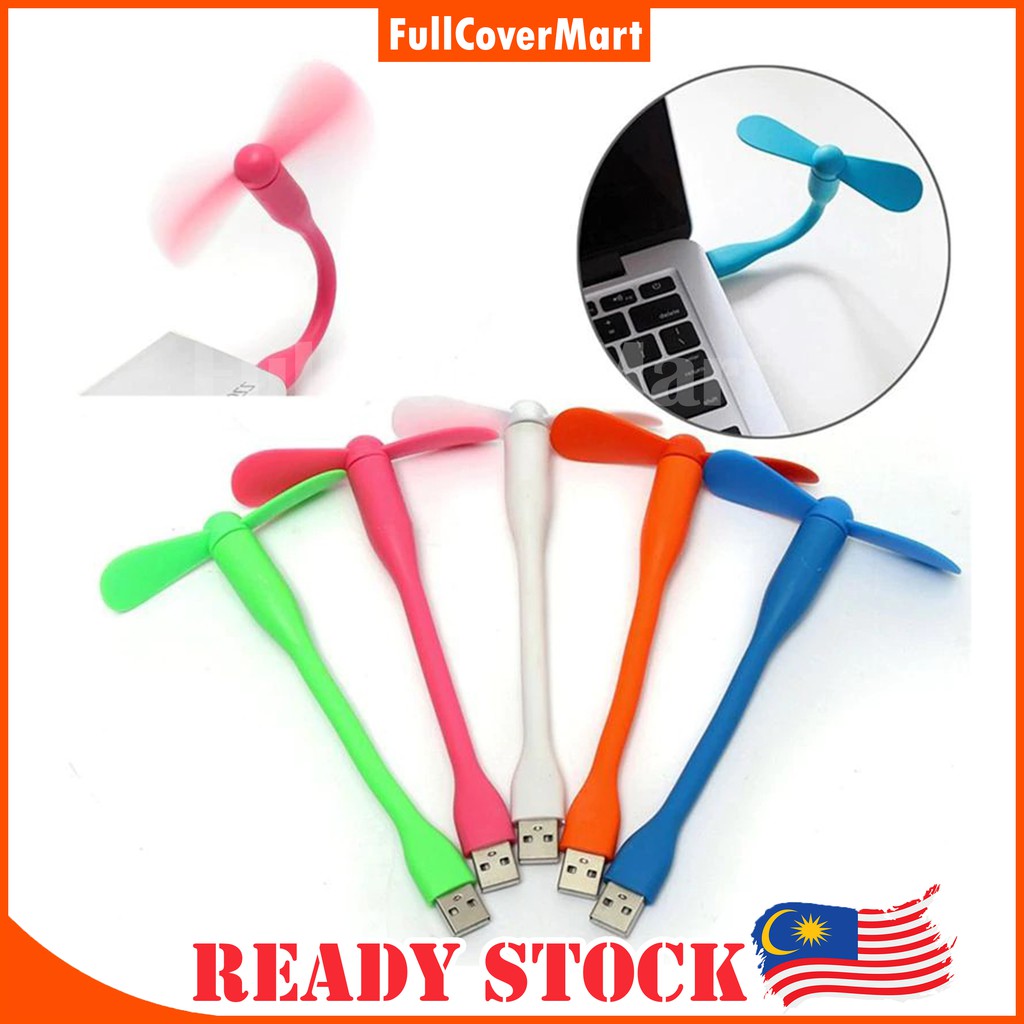(ACC14) Fashion Portable Flexible Mini USB Fan Bendable removable USB