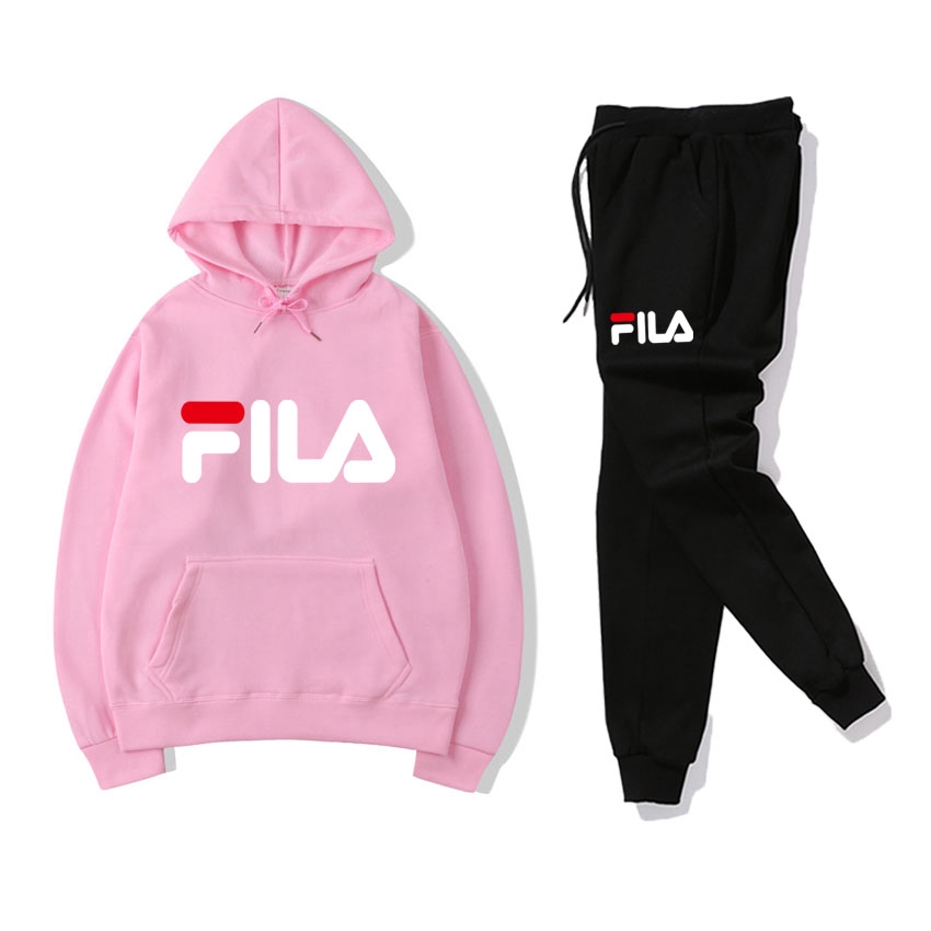 fila sweatshirt and sweatpants