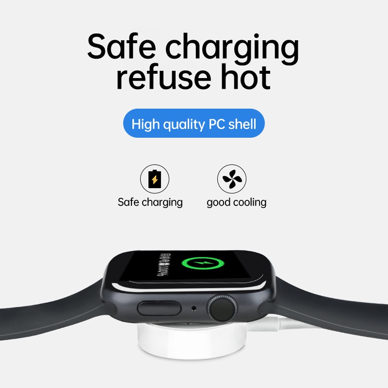 PZOZ Portable for apple Watch Charger Cable Magnetic Wireless Charging Dock for apple  watch Series 7 6 5 4 3 SE  Cord