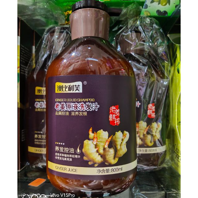 GINGER LIQUID SHAMPOO GINGER JUICE 800ML | Shopee Malaysia