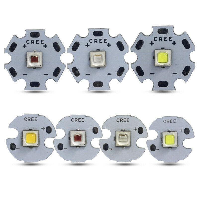 Quadrant white Decode 10W CREE LED 5050 High Power LEDs White Warm White Red Green Blue Chip With  16mm 20mm DIY Base Replacement for Flashlight | Shopee Malaysia