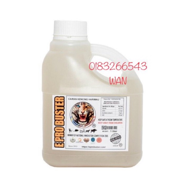 Cecair Kencing Harimau (1Liter)  Shopee Malaysia