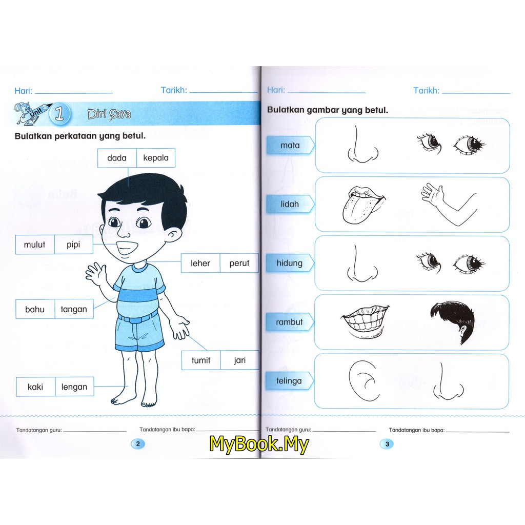 Myb Buku Siri Sayangku Anak Pintar Bahasa Malaysia 4 6 Tahun Prasekolah Mind To Mind Shopee Malaysia