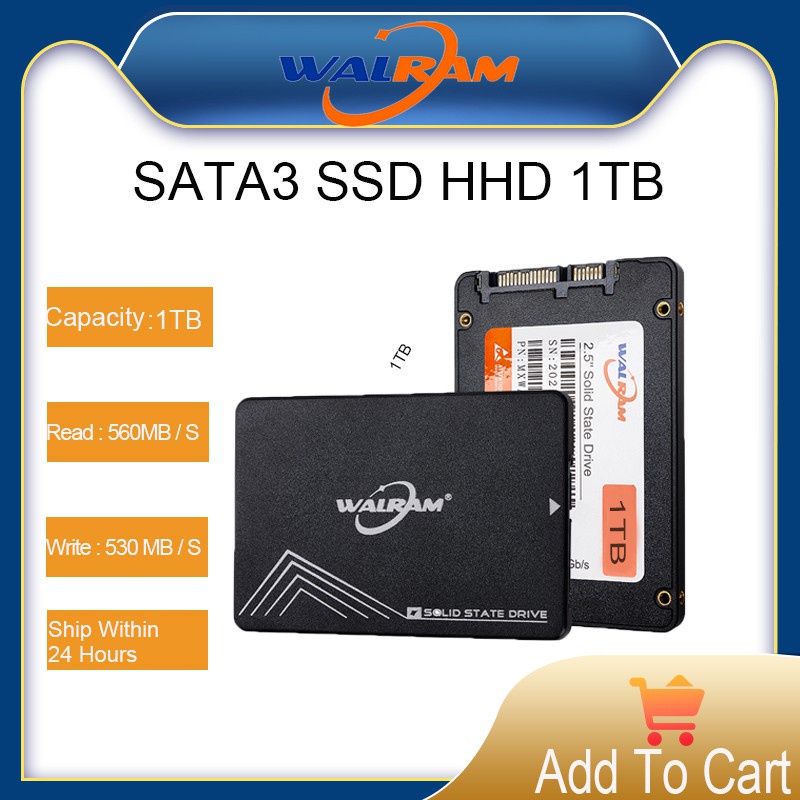 Walram Ssd Sata Iii 3 6 0gb S 2 5 Internal Solid State Drives For Pc Desktop Laptop Notebook 60gb 64gb 1gb 128g Shopee Malaysia
