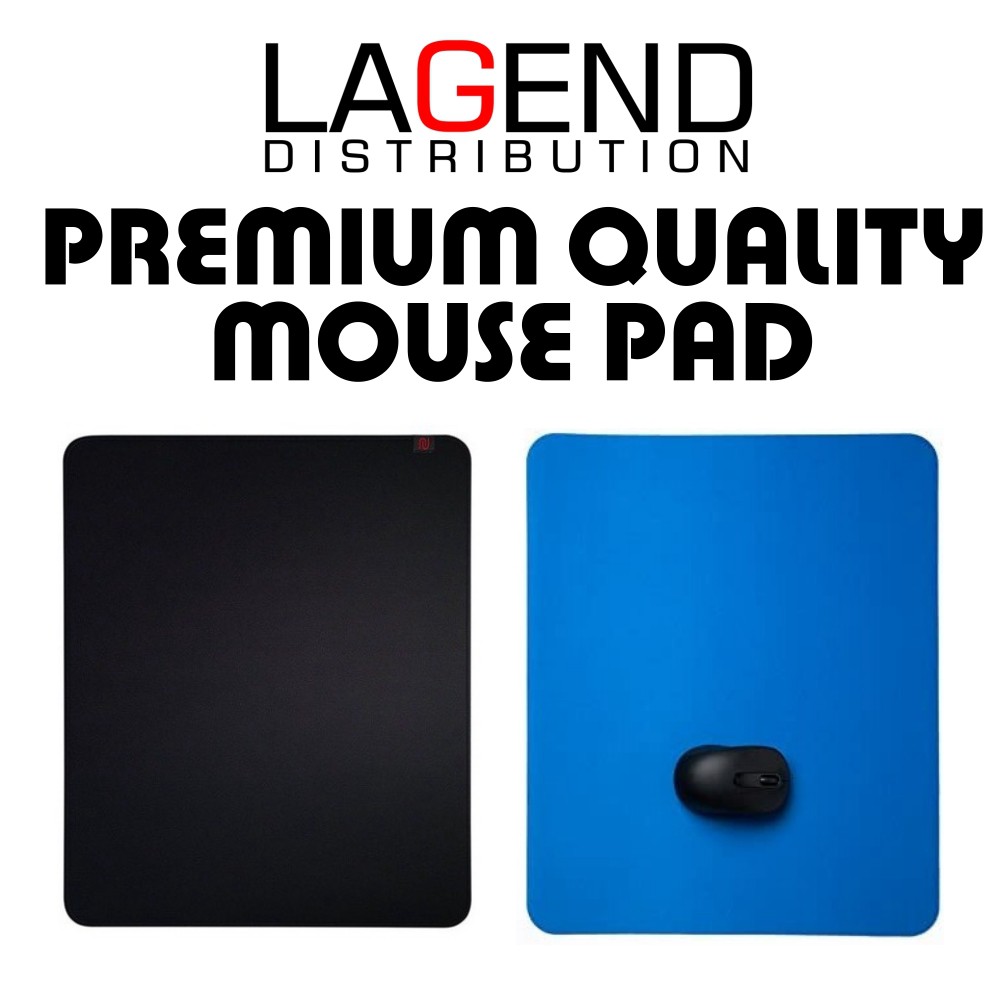 PREMIUM BLACK OR BLUE COLOR PREMIUM MOUSE PAD. Optical Mouse Pad Mat