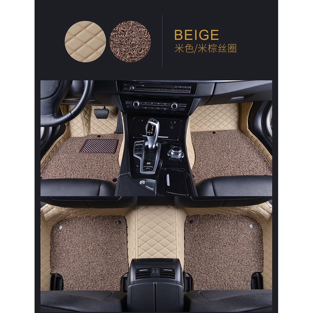 Heavy Rubber Car Front Floor Mats Universal All Weather And Season