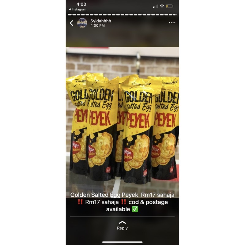 golden salten egg peyek
