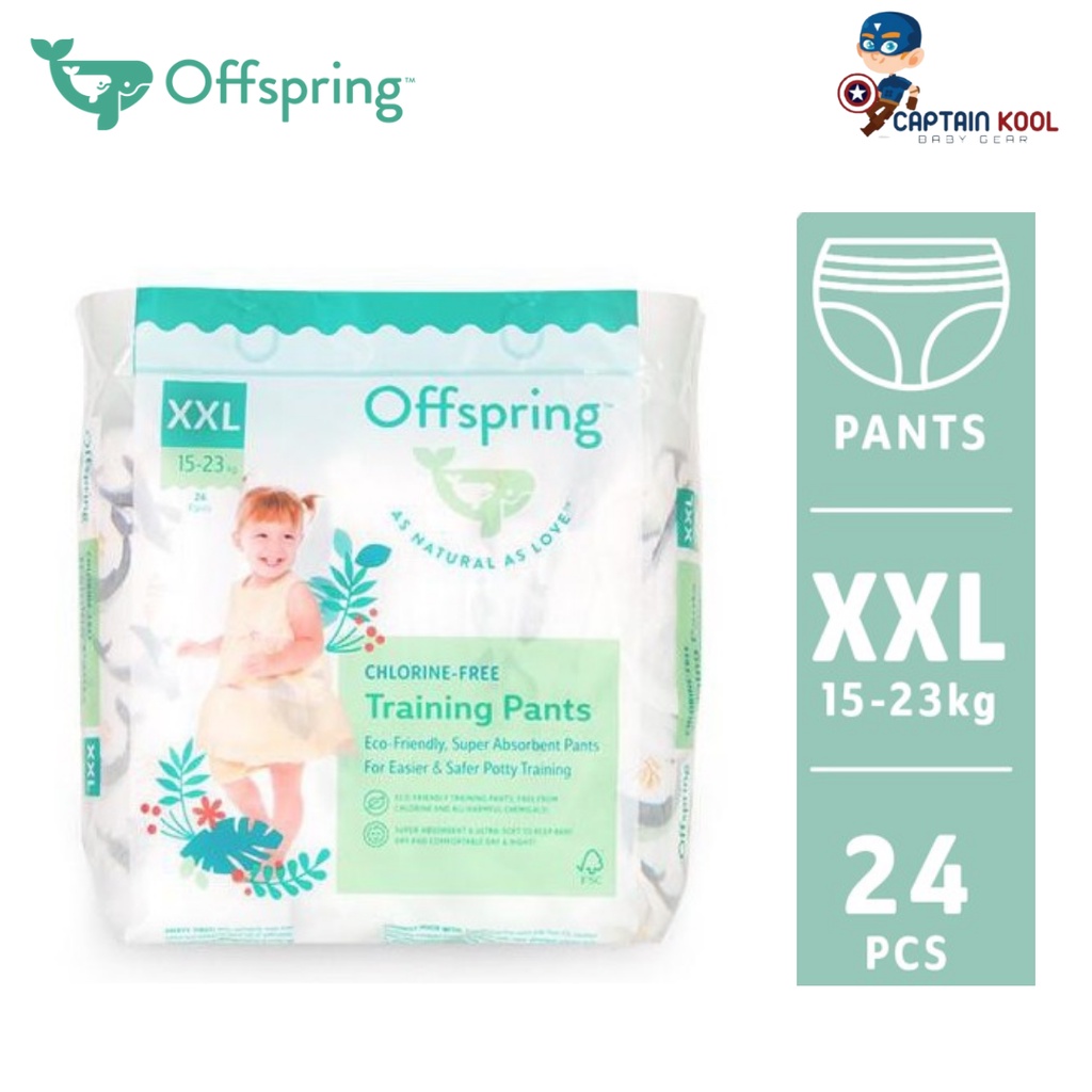 Offspring Fashion Pants Diapers XXL 1523kg 24pcs Shopee Malaysia