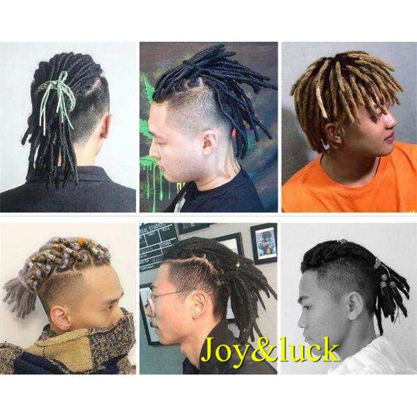 5 Roots Pack Handmade Dreadlocks Men Dreadlock Crochet Braids Hair