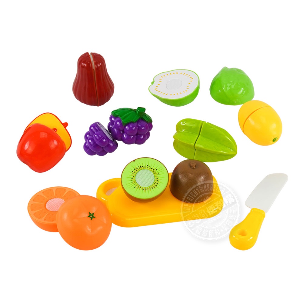 8 Pcs Fruit Cut Chele (Kiwi Version) (ST Safe Paint) (828) Kitchen Toys House Wine Girls