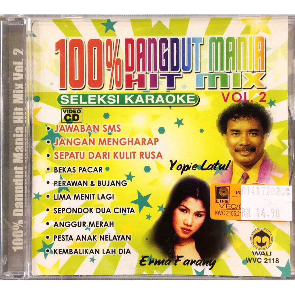 Buy 100 Dangdut Mania Hit Mix Vol 2 Vcd Karaoke Seetracker Malaysia