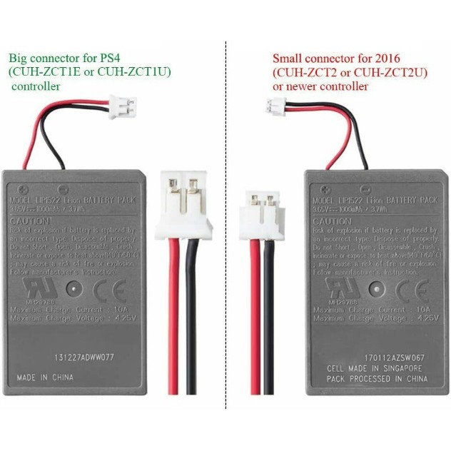 ps4 dualshock controller battery