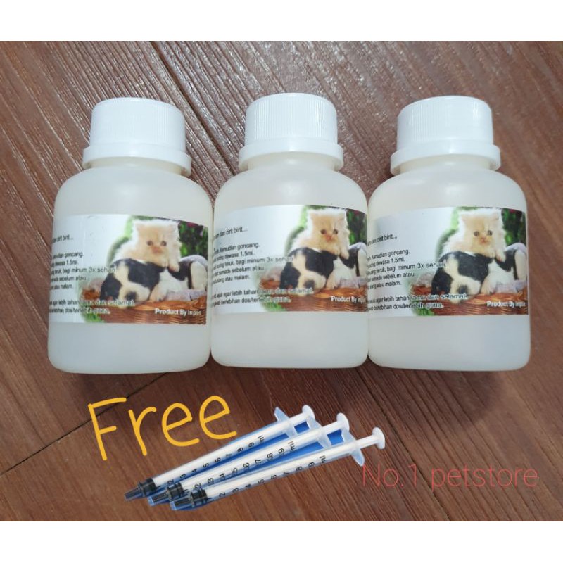 Buy All In One Ubat Demam Selsema Kucing Anjing 50ml / ubat deman 