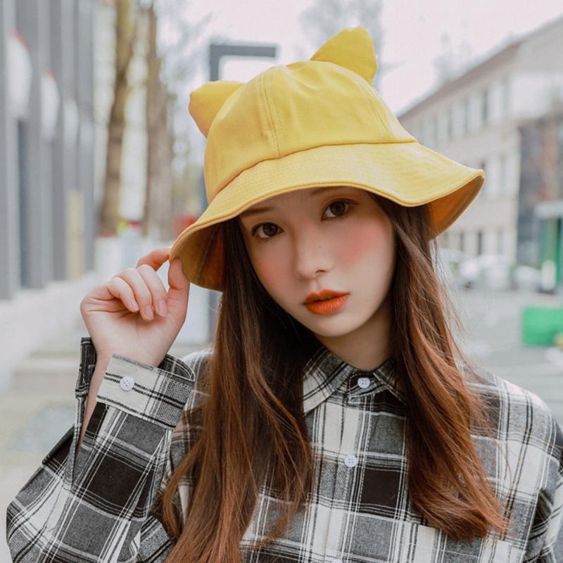 cute girl bucket hats