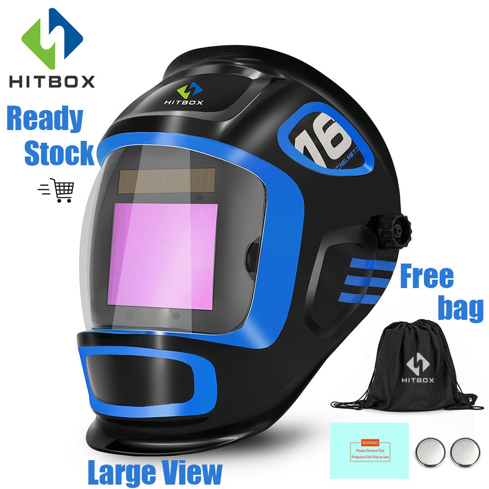 HITBOX Solar Helmet Full Digital Control Large Screen True Color