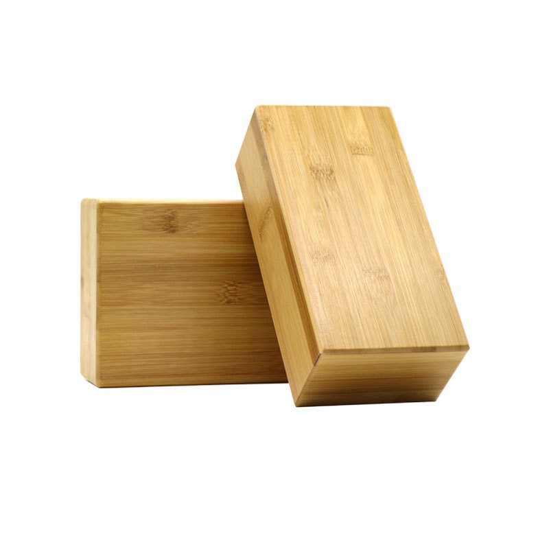 Natural Bamboo Wood Yoga Block Yoga Brick Shopee Malaysia