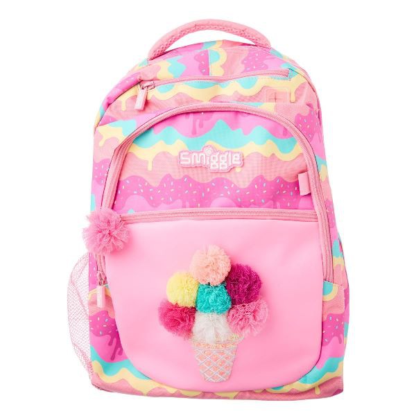 smiggle backpack pink