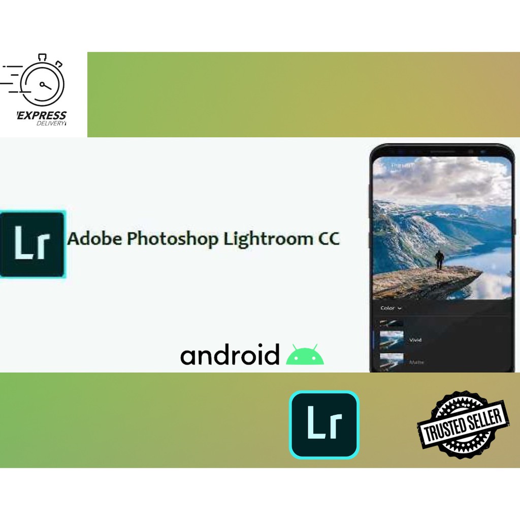 Super Fast Delivery Adobe Lightroom Cc Mobile 5 3 1 Works On Android Shopee Malaysia
