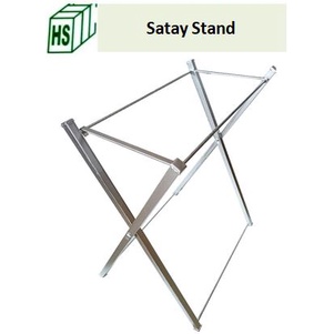 BBQ Barbecue Stand Metal /Kaki Besi Barbeku /Satay Grill Stove Stand