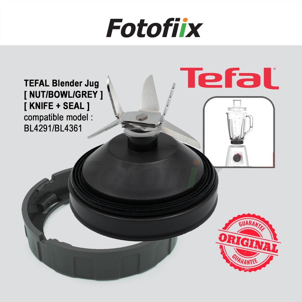 TEFAL Blender Jug BL4291/BL4361 [NUT/BOWL]  [KNIFE+SEAL] Bottom Blade 6 knife