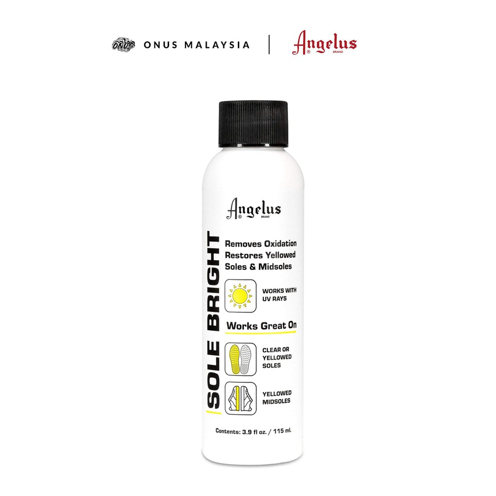 Angelus Sole Bright, Icy Sole Restorer Sauce, Removes Yellowing