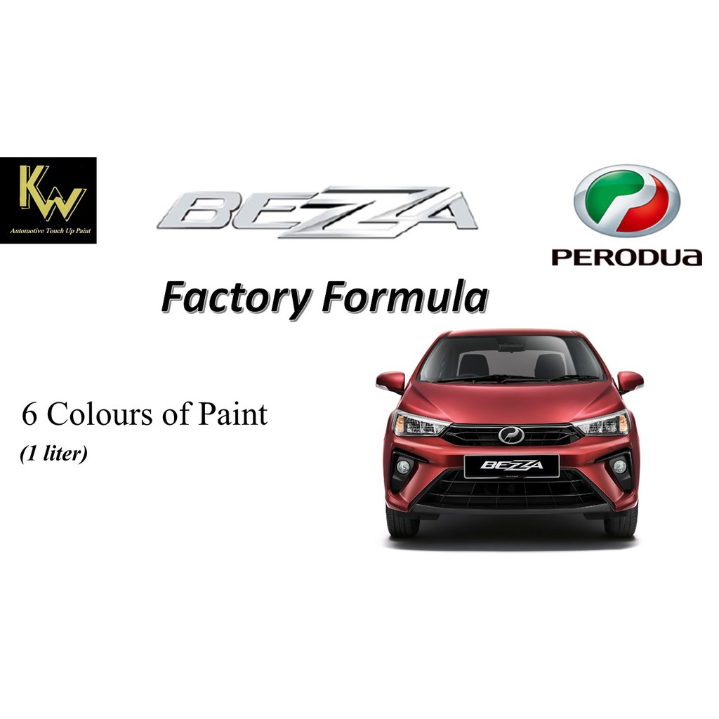 Perodua Bezza Paint, 6 Colours (1 Liter) Shopee Malaysia