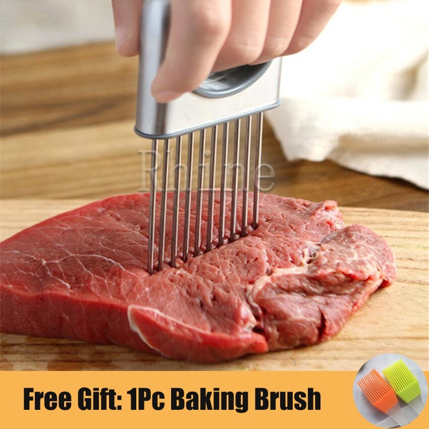 Meat Tenderizer Handheld Steak Chicken Cutter Tenderizer Fruit Vegetable Slicer for Kitchen & BBQ