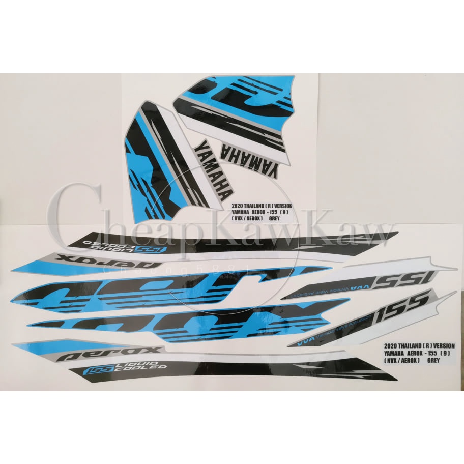 YAMAHA AEROX 155 / NVX V1 155 Body Cover Stripe Sticker 2020 - THAILAND ...