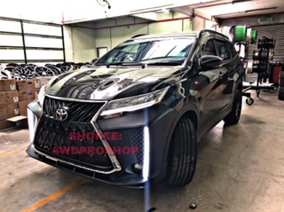 PERODUA ARUZ CONVERT TO LUXURY LEXUS BODY KIT FULL SET 