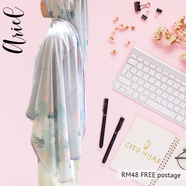 shawl korean chiffon