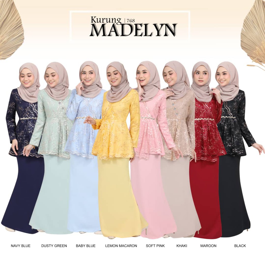 MADELYN S 4XL KURUNG MODERN LACE BAJU  TUNANG  NIKAH 