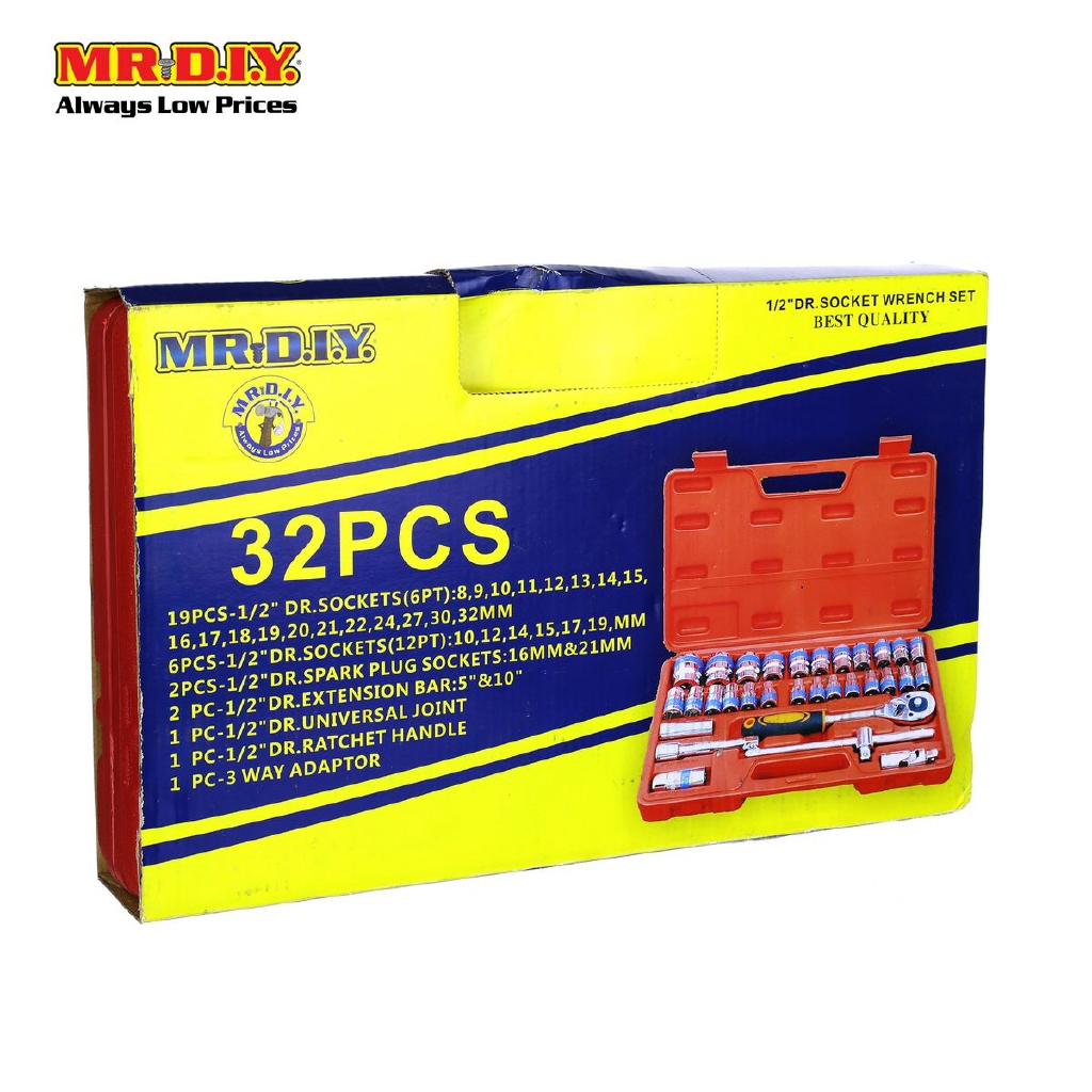 MR.DIY 32 In 1 Socket Wrench Set Shopee Malaysia