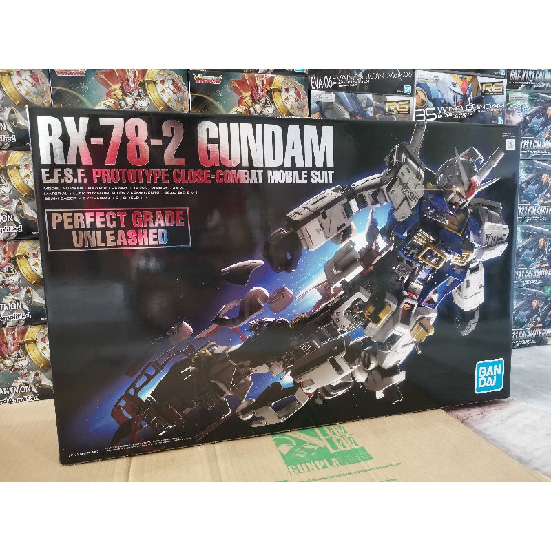 Bandai PGU 1/60 RX-78-2 Gundam PG Perfect Grade Unleashed - Rx78 Rx-78 ...