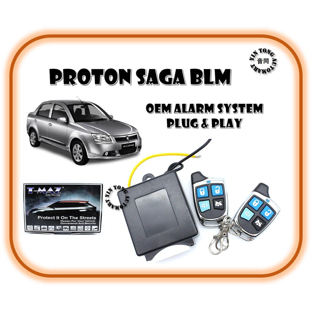 Proton Saga BLM / FL / FLX Oem Alarm System Plug&Play Half ...