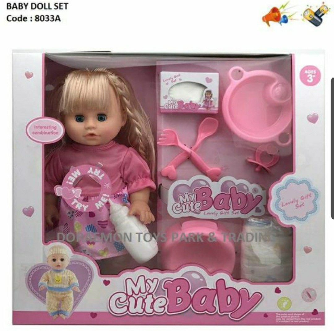 girls baby doll set