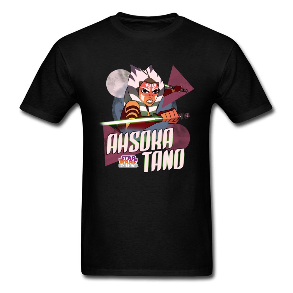 Ahsoka Tano Star Wars T Shirt Men Black Tops Tees Forces Graphic Tshirt Anime Movie Game T Shirts Shopee Malaysia - roblox memes t shirt tshirts style tees fashion in 2020 t shirt mens tops shirts