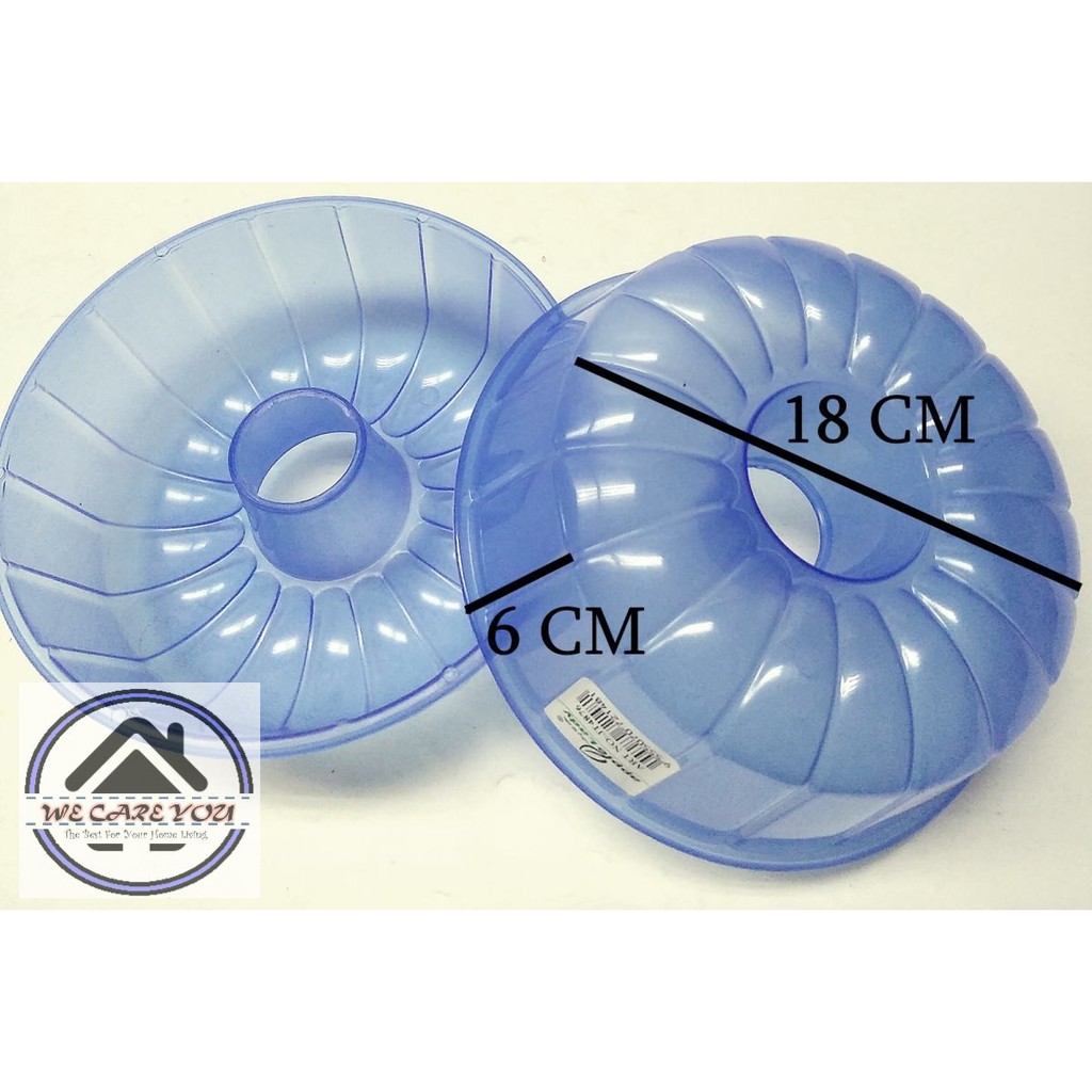 Apple Lady Blue Round Jelly Mould Jelly Puding Steamed Mould Acuan Bulat Biru Kek Kukus Jelly cake mould