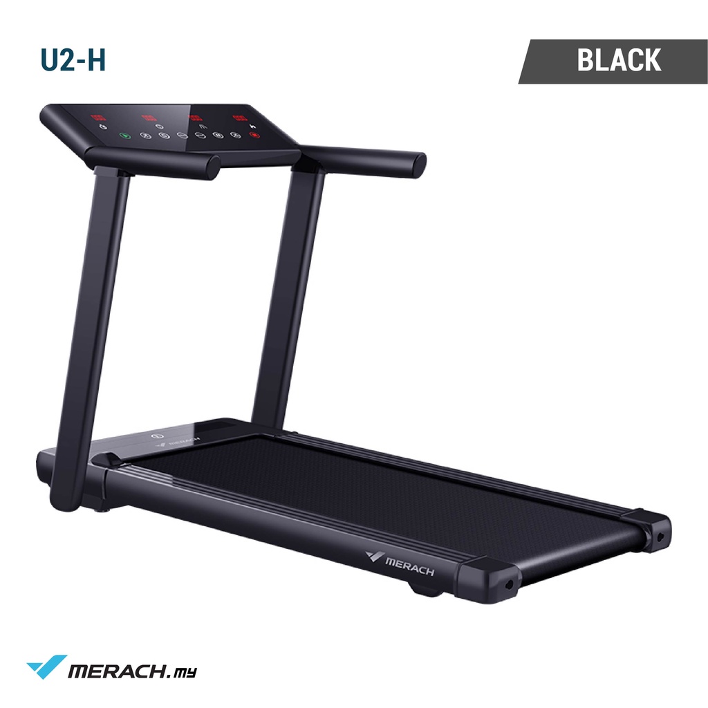 shopee: Merach U2-H Foldable Motorized Treadmill Running Walking Jogging Machine Home Gym Sports Exercise Fitness Equipment (0:0:Colour:Black;:::)