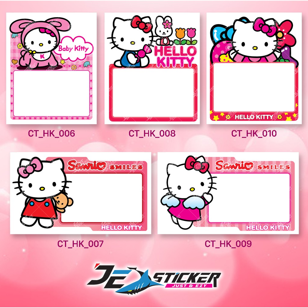 Roadtax Sticker / Decal Hello Kitty | Shopee Malaysia