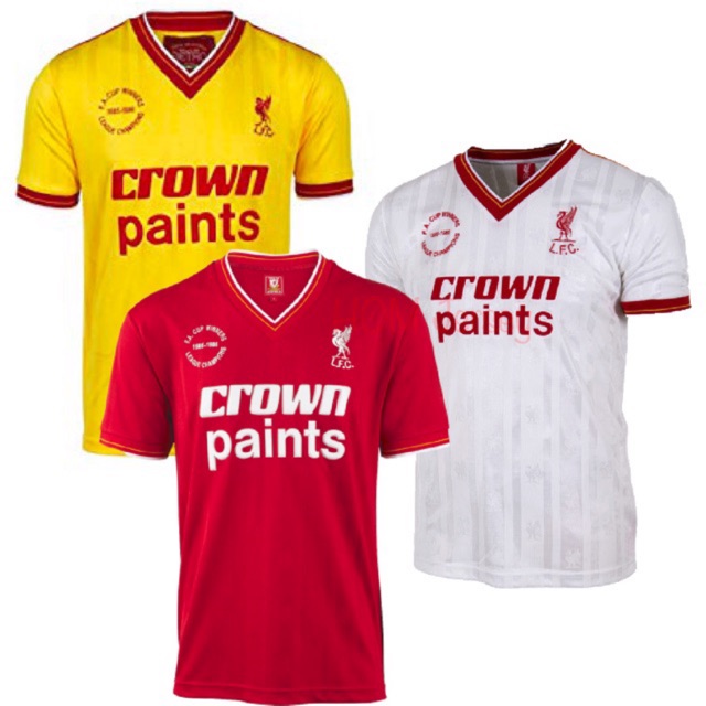 85/86 Liverpool FC retro kits | Shopee 