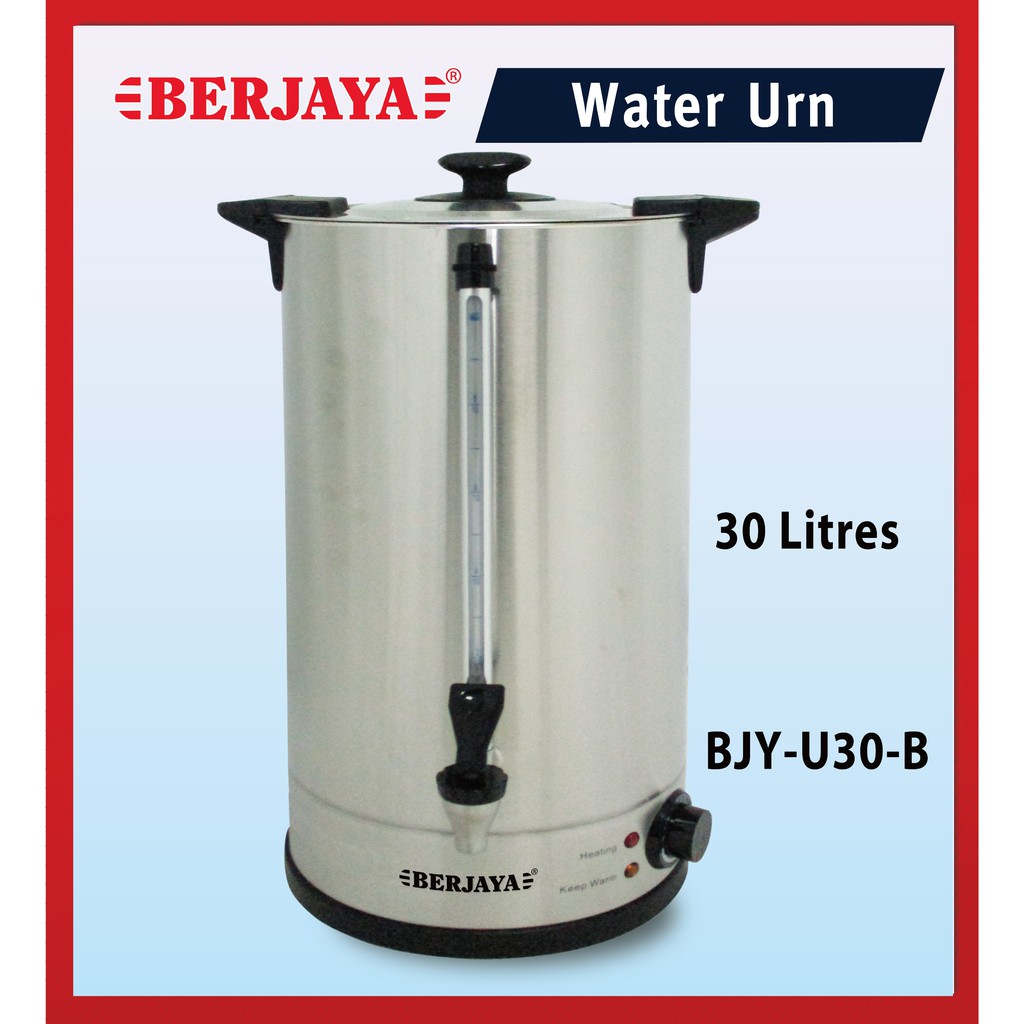 Berjaya Stainless Steel Electrical Water Boiler 30 Litres