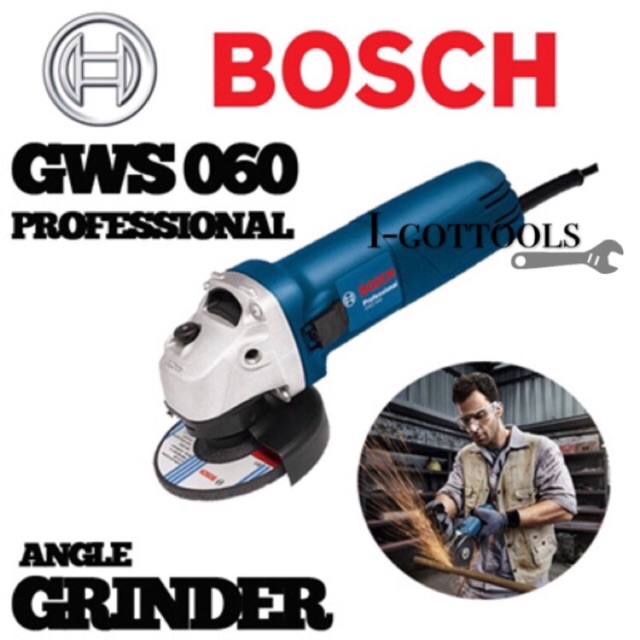 Bosch GWS 060 Professional Angle Grinder Shopee Malaysia