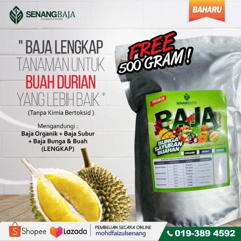 Baja Durian Cepat Berbuah 1 5kg