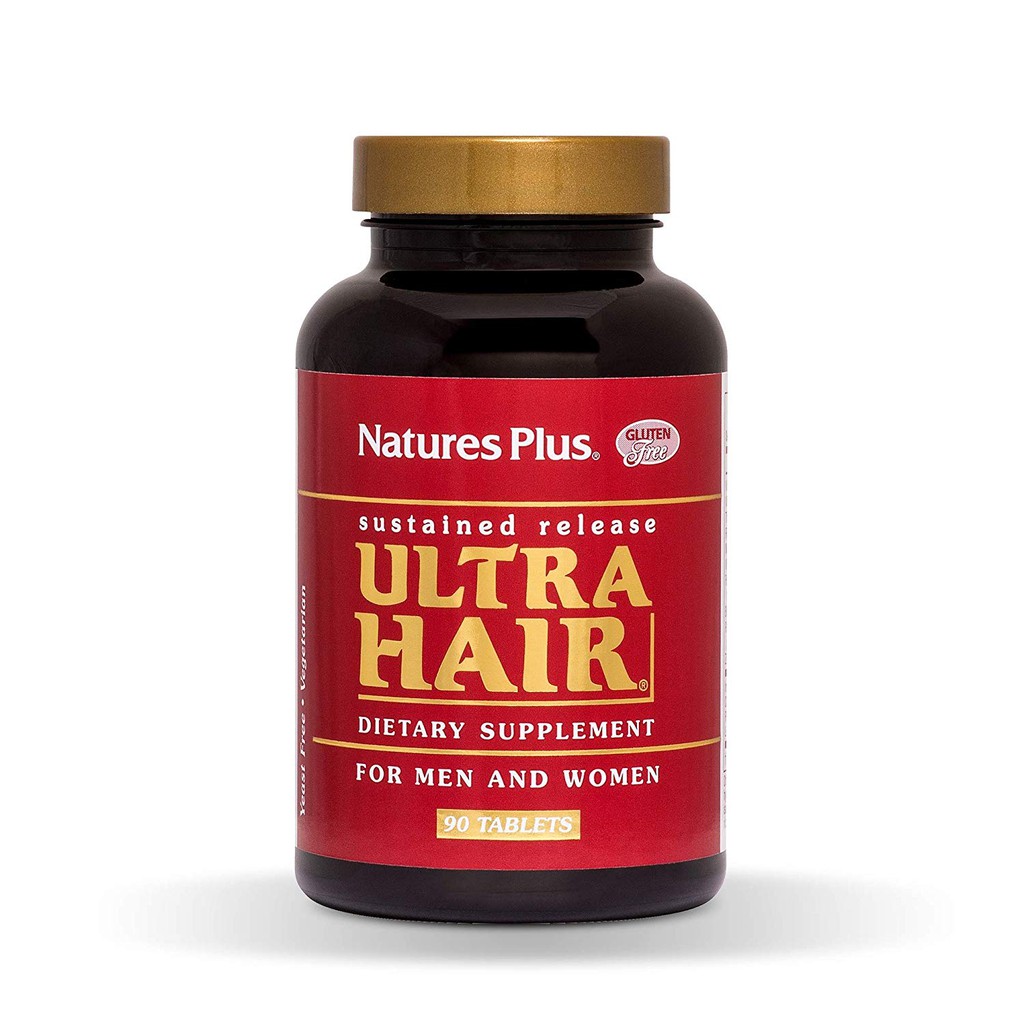 Natures Plus Ultra Hair 90 Vegetarian Tablets Natural Hair