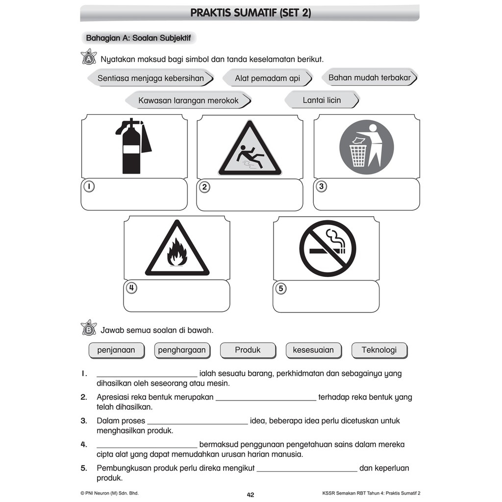 Buku Rampaian Kssr Semakan Reka Bentuk Dan Teknologi Tahun 4 Latihan Topikal Nota Shopee Malaysia