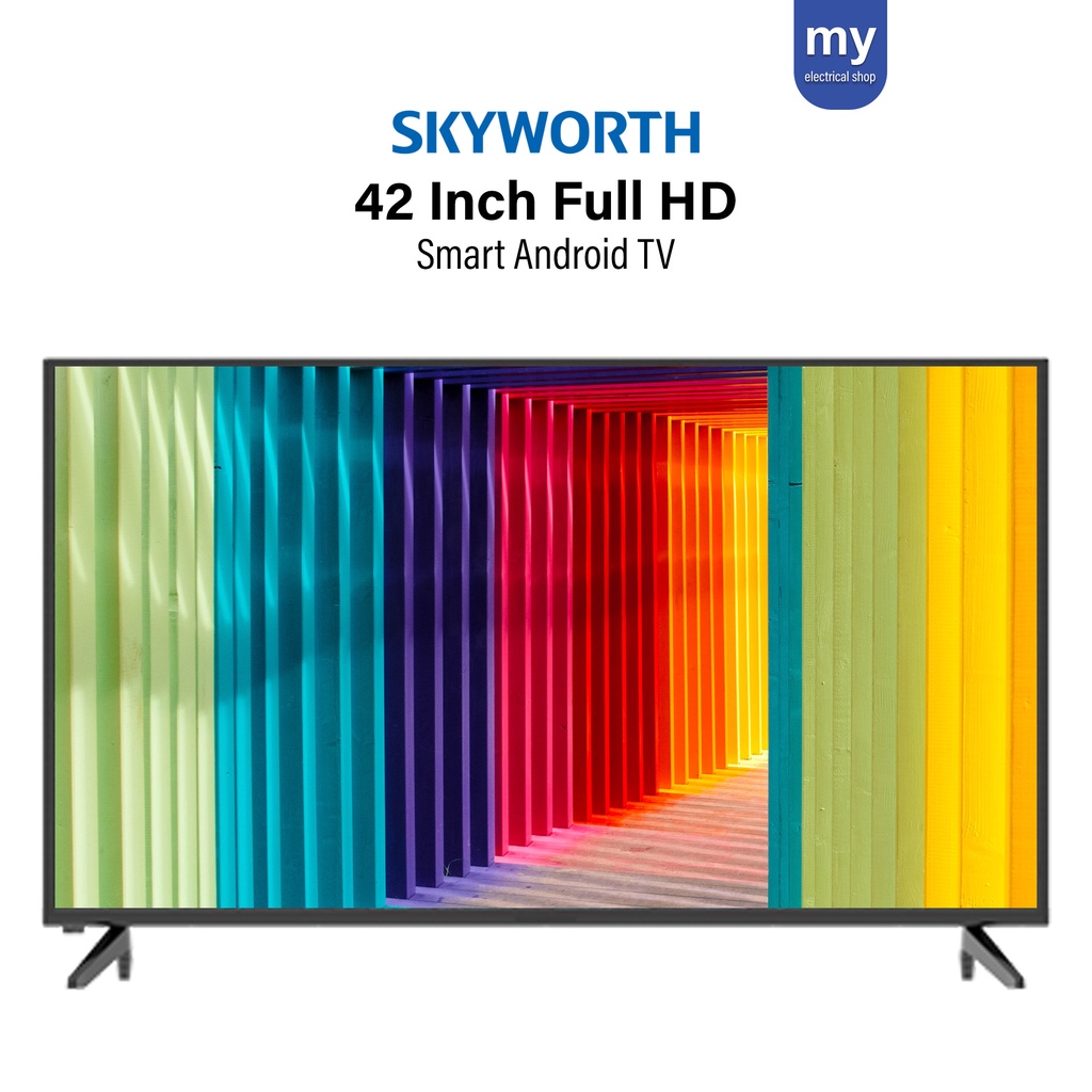 Skyworth 42 Inch Full HD Android TV 42STC6200 DVB-T2 Netflix Youtube ...