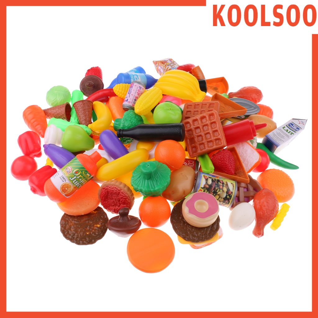 plastic fruit and vegetables toys