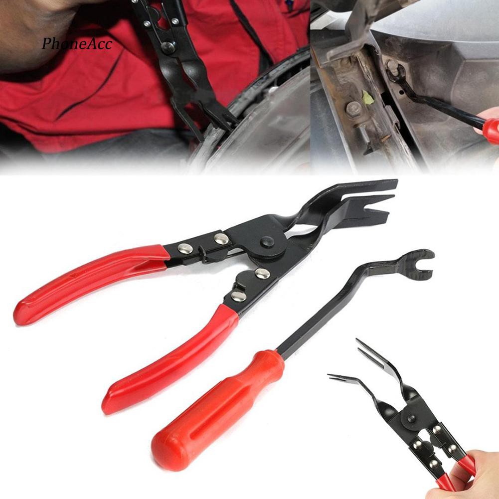 12pcs Set Car Trim Radio Door Panel Removal Tools Plastic Fastener