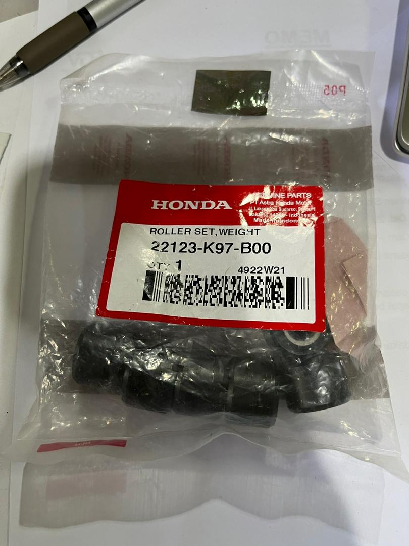 Honda Original Roller Set Weight ADV 150  PCX ( 22123-K97-B00 ) | Shopee  Malaysia