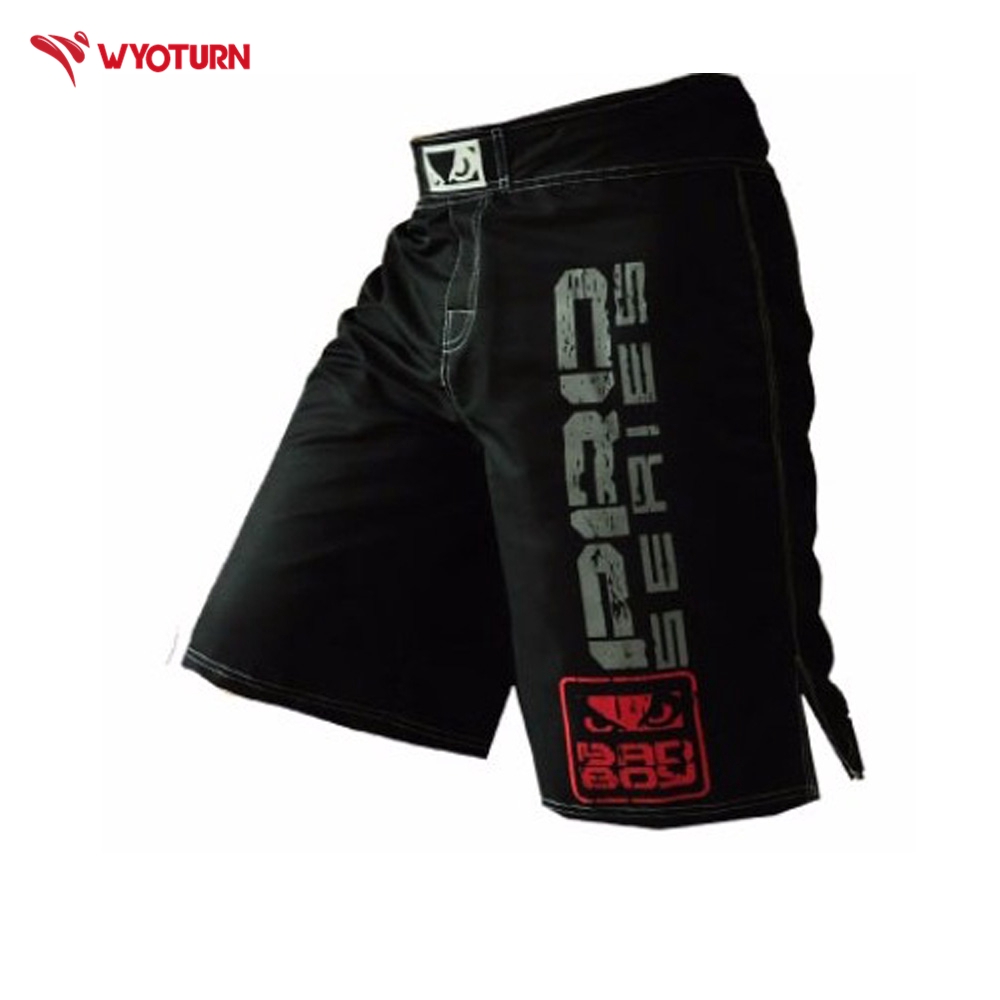 New MMA Shorts Muay Thai Golden Boxing Short Pants Fighting Sport Kick Men Fight